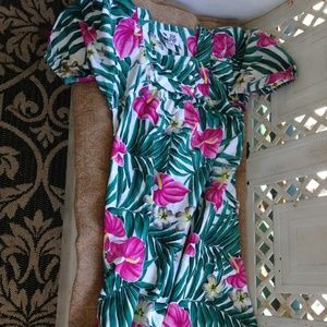 Hilo Hattie Muu Muu Dress Vintage Hawaiian Small